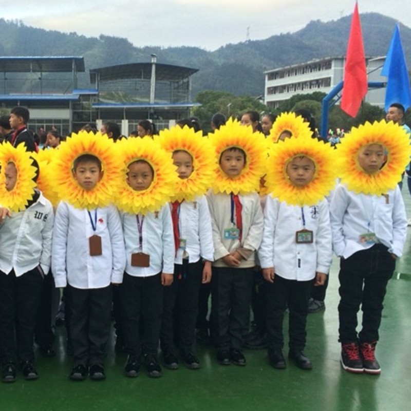 向日葵露脸头套太阳花脸套帽子儿童演出头饰花运动会入场方队道具在类目 运动/瑜伽/健身/球迷用品, 舞蹈/健美操/体操, 更多舞种, 更多舞蹈配饰中 - 来自Buy2taobao.com提供专业的淘宝代购服务