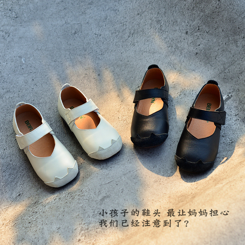 girl Single shoes genuine leather cowhide Korean Edition Princess shoes 2018 Autumn new pattern children's shoes soft sole baby leather shoesin the Shoes/Baby Shoes/Parent-child shoes , Toddler shoes/Baby shoes before step category - from Buy2taobao.com to provide professional Taobao agent buy service