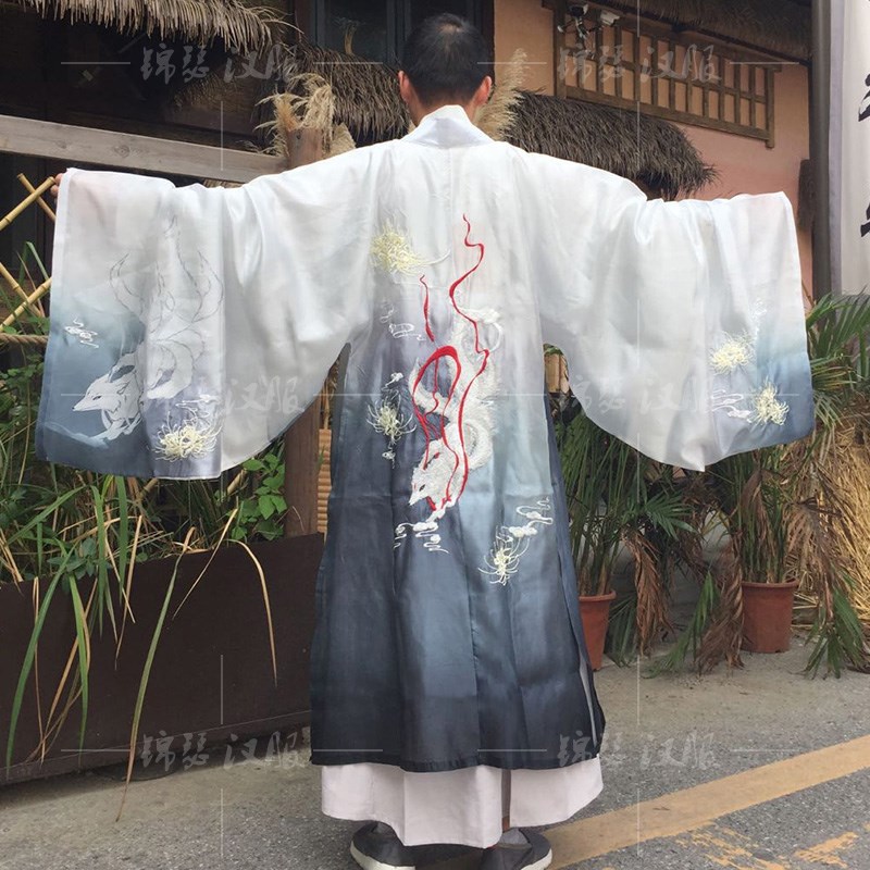 集九尾汉服大袖大袖衫抖音男女披风狐狸|ruв категории Женская одежда, костюм/национальная одежда/театр костюм, национальная одежда/этап погрузки - от Buy2taobao.com для оказания профессиональной услуги покупки агента Taobao