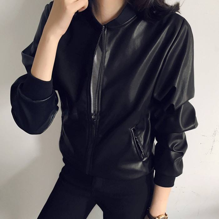 中长皮衣外套高腰春秋秋冬韩版机车风衣修身显瘦系带腰带拉链半身|msdalam kategori Butik wanita / wanita, pakaian kulit - dari Buy2taobao.com untuk memberikan perkhidmatan ejen Taobao profesional membeli