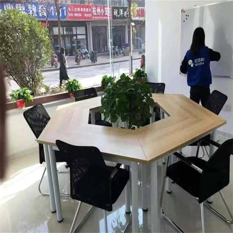 简约现代办公桌包邮小型梯形会议桌创意洽谈桌美术培训桌组合拼接|ruв категории коммерческий/офисная мебель, офисная мебель, стол, стол - от Buy2taobao.com для оказания профессиональной услуги покупки агента Taobao