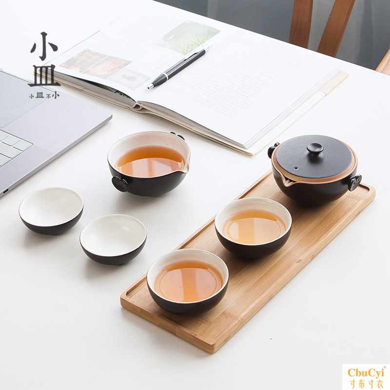 旅行茶具套装一壶四杯便携式简易家用小型办公功夫陶瓷汝窑快客杯在类目 餐饮具, 茶具, 功夫茶具中 - 来自Buy2taobao.com提供专业的淘宝代购服务