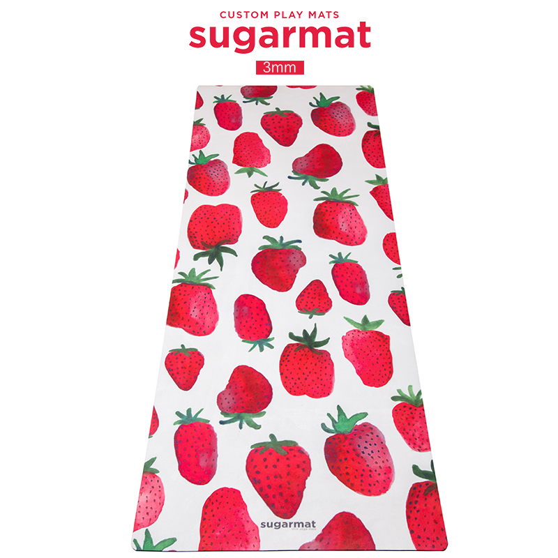 Sugarmat正品專業瑜伽墊奇思妙想系列奇幻草莓3mm天然橡膠女神墊在類目 運動/瑜伽/健身/球迷用品, 瑜伽, 瑜伽墊中 - 來自Buy2taobao.com提供專業的淘寶代購服務