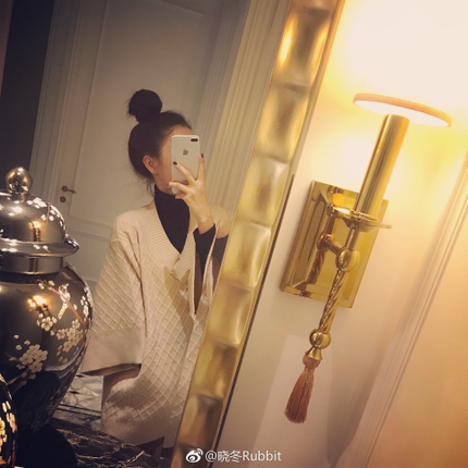 兔兔VIP店秋冬女装新品大V领气质款针织宽松连衣裙两色入 女装|msdalam kategori Butik wanita / wanita, sweater - dari Buy2taobao.com untuk memberikan perkhidmatan ejen Taobao profesional membeli