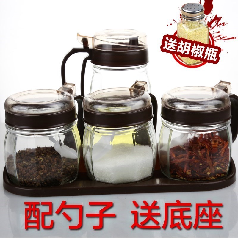 厨房放盐糖味精调料盒玻璃密封调料罐盒子酱料杯调味盒欧式小|ruв категории кухня/посуда, кухонный Гаджет/кухня хранения, тарного хранения/кухня хранения посуды, приправы бутылки - от Buy2taobao.com для оказания профессиональной услуги покупки агента Taobao