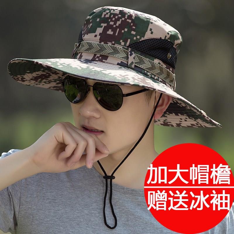 man Fishing cap Spring and summer sunshade Fisherman hat outdoors Mountaineering camouflage Ben Nepalese cap enlarge Hat Mesh Capin the Accessories/Leather belt/Hat/Muffler , Hat category - from Buy2taobao.com to provide professional Taobao agent buy service