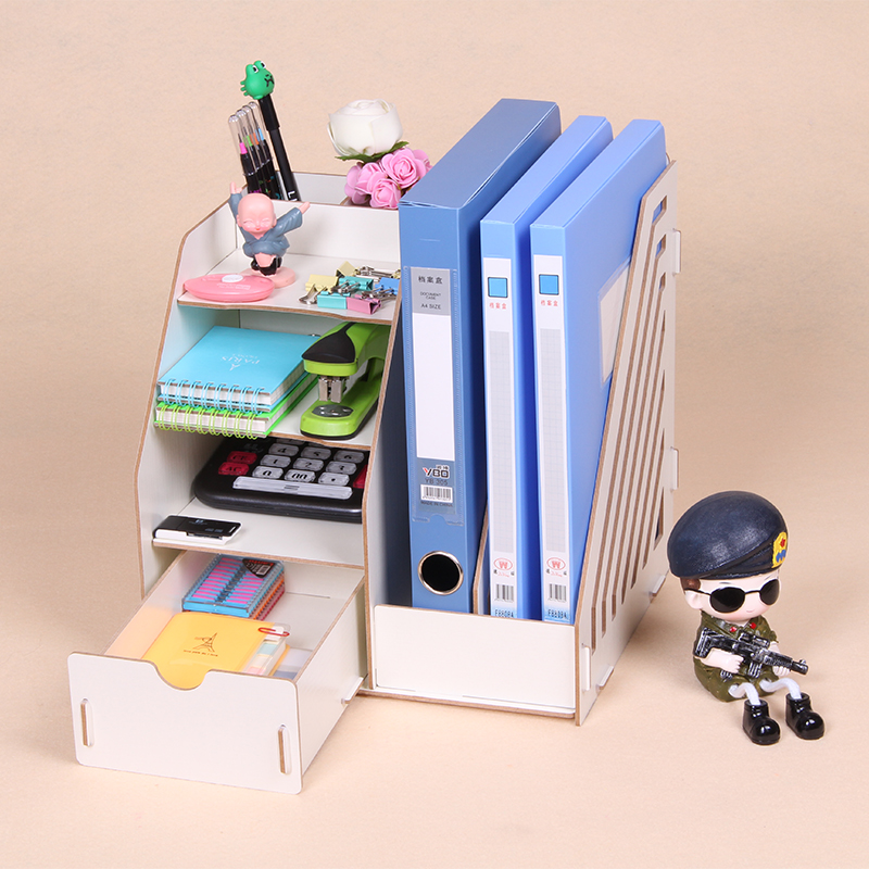 桌面木质办公室收纳盒用品大号文件文具书立文件筐资料置物整理架在类目 电子词典/电纸书/文化用品, 收纳/陈列用品, 文件座/文件架/文件框中 - 来自Buy2taobao.com提供专业的淘宝代购服务