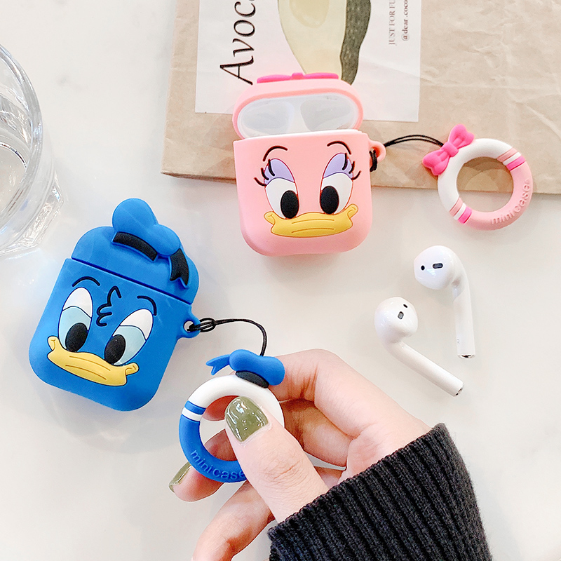 AirPods保護套蘋果airpods2無線藍牙殼耳機充電盒airport矽膠airpod盒子套aipods可愛黛西唐老鴨薯條漢堡潮在類目 3C數碼配件, MP3/MP4配件, 耳機配件中 - 來自Buy2taobao.com提供專業的淘寶代購服務