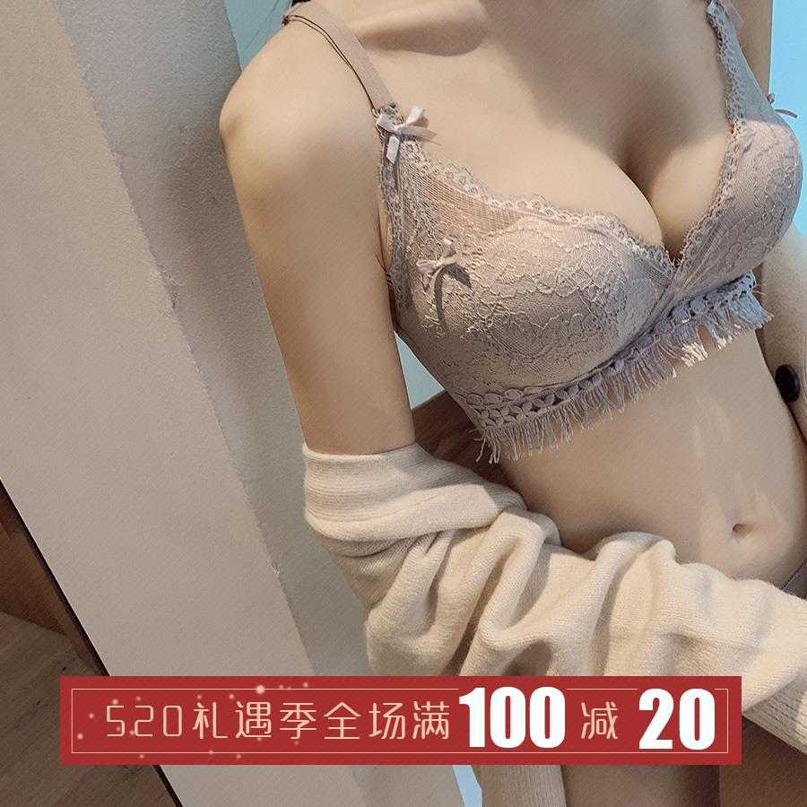 性感内衣套装舒适无钢圈中厚款小胸聚拢文胸收副乳防下垂胸罩蕾丝在类目 女士内衣/男士内衣/家居服, 文胸套装中 - 来自Buy2taobao.com提供专业的淘宝代购服务