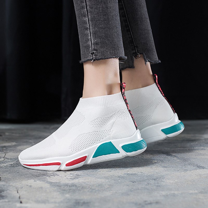 ins Ultra-fire Casual socks 2019 new pattern Spring Hip hop Gaobang motion Elastic net Women's Shoesin the Women's Shoes, High shoes category - from Buy2taobao.com to provide professional Taobao agent buy service