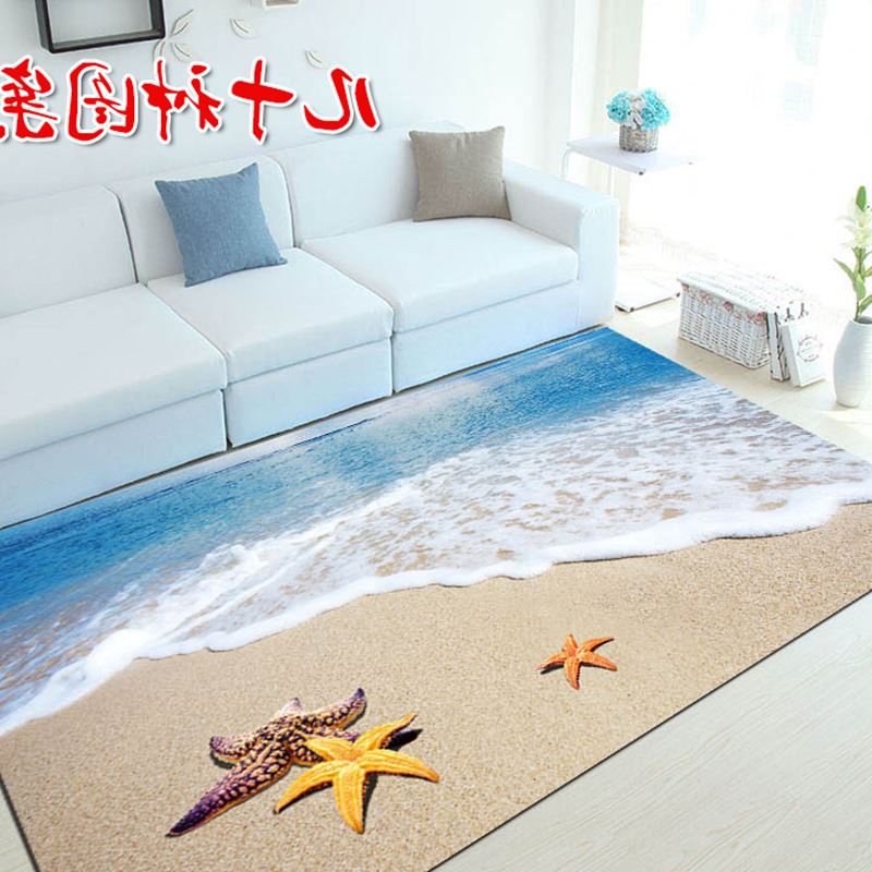 地中海风格3d地毯客厅沙发茶几垫夏天3d地垫家用卧室长方形门垫子在类目 居家布艺, 地毯中 - 来自Buy2taobao.com提供专业的淘宝代购服务