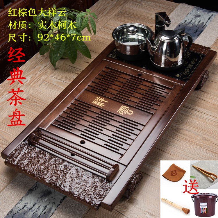 茶盘带烧水壶套装功夫茶具茶几带电磁炉四合一体实木茶盘茶台茶海|ruв категории посуда, чайный сервиз, чайный поднос - от Buy2taobao.com для оказания профессиональной услуги покупки агента Taobao