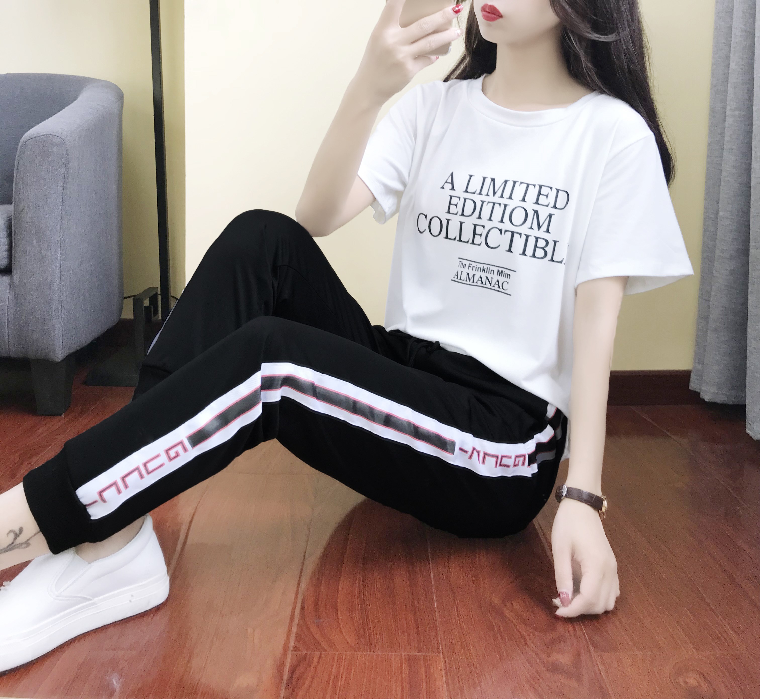 16 Middle school student Casual sports suit 15 Year-old little girl 2019 Summer wear Junior school student Korean Edition Easy Two piece setin the Women's clothing/Boutique , Set/Student uniforms/Work uniforms , Leisure sports suit category - from Buy2taobao.com to provide professional Taobao agent buy service