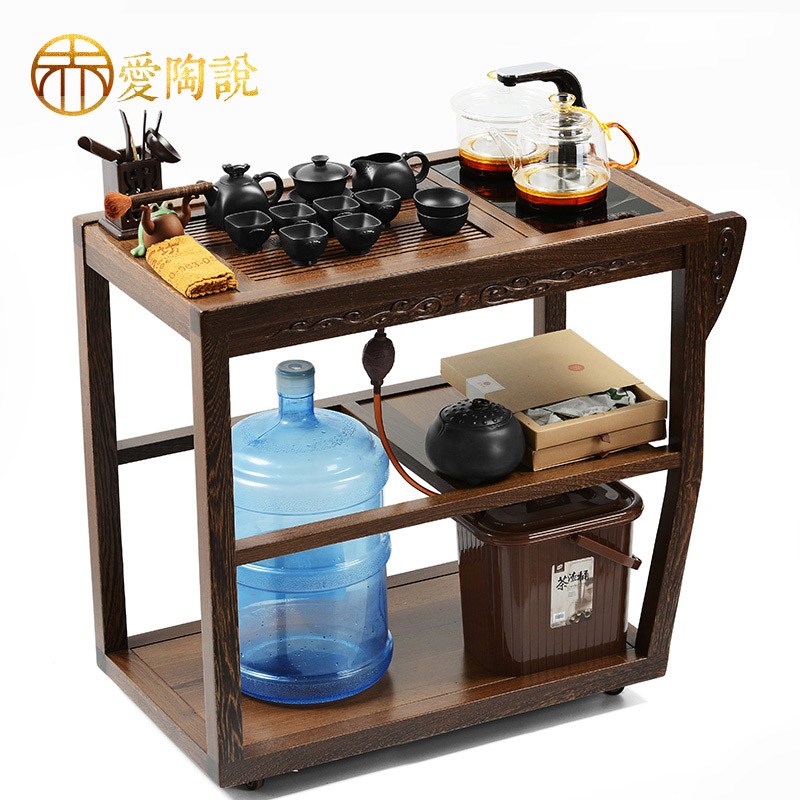 鸡翅木大号茶水柜 多功能茶具实木茶盘茶车电磁炉可移动|ruв категории посуда, чайный сервиз, набор чайный сервиз - от Buy2taobao.com для оказания профессиональной услуги покупки агента Taobao