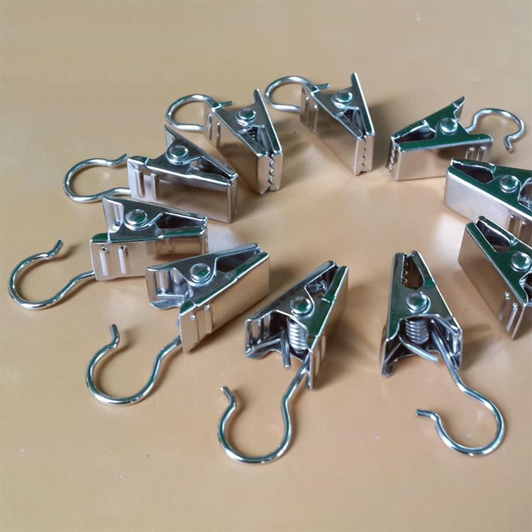 Extra hard stainless steel Curtain clip Yulian clip Curtain Hook Genus clips Small clip Quad-hookin the Home Fabric , Curtains and curtain accessories , Accessories accessories , Curtain buckle category - from Buy2taobao.com to provide professional Taobao agent buy service
