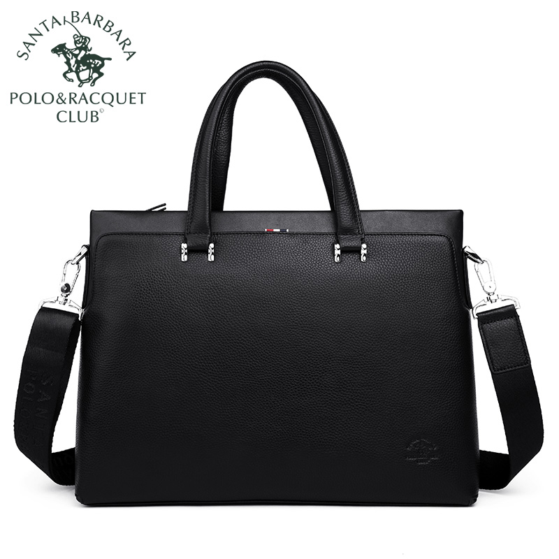 聖大保羅POLO手提皮包男頭層牛皮單肩斜跨包橫款大容量商務公文包在類目 箱包皮具/熱銷女包/男包, 男士包袋中 - 來自Buy2taobao.com提供專業的淘寶代購服務