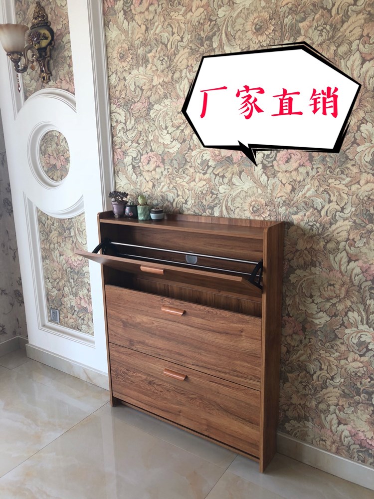 超薄鞋柜实木色简约现代门厅柜免漆易组装门口翻斗防尘大容量鞋架|msdalam kategori perabot kediaman, kabinet, kotak kasut - dari Buy2taobao.com untuk memberikan perkhidmatan ejen Taobao profesional membeli