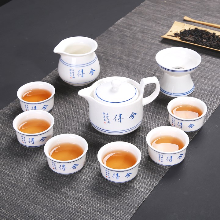高白玉瓷茶壶功夫茶具展览盒礼盒商务活动礼品套装尾牙年货礼|msdalam kategori pinggan mangkuk, set teh, Kung Fu teh - dari Buy2taobao.com untuk memberikan perkhidmatan ejen Taobao profesional membeli