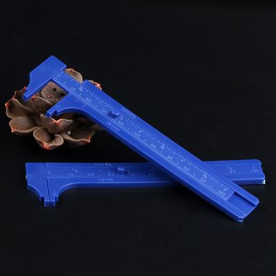 迷你塑料卡尺文玩佛珠菩提游标刻度尺DIY水晶散珠测量工具尺子