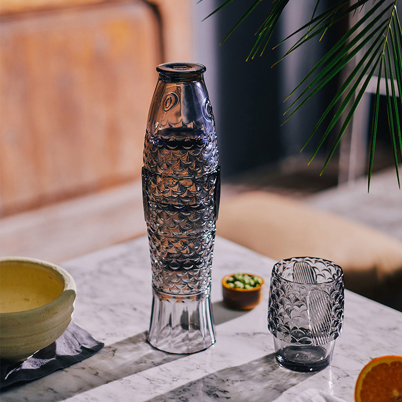 EDITOR01西班牙DOIY锦鲤水杯4只装可堆叠饮料杯玻璃创意礼品现货在类目 餐饮具, 杯子/水杯/水壶, 玻璃杯中 - 来自Buy2taobao.com提供专业的淘宝代购服务