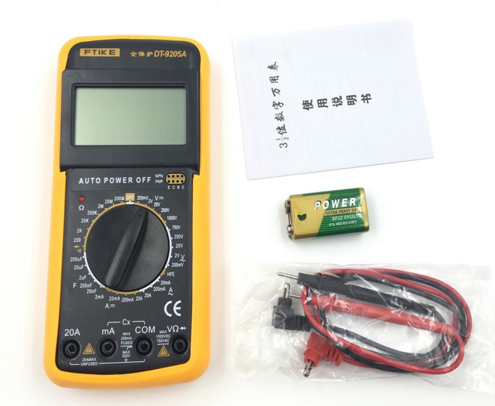 KTMODEL◆便攜式數字萬用表 DIY電池 測電壓 模型電子工具 好用在類目 五金/工具, 儀器儀表, 萬用表中 - 來自Buy2taobao.com提供專業的淘寶代購服務