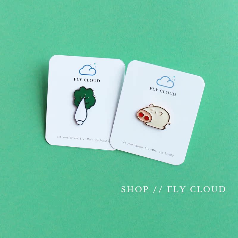 【Fly】 可爱猪猪和白菜胸针 情侣恶搞配饰 包包挂饰男女在类目 饰品/流行首饰/时尚饰品新, 胸针中 - 来自Buy2taobao.com提供专业的淘宝代购服务