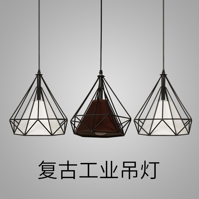 loft北欧现代简约餐厅饭店创意个性三头铁艺复古吧台奶茶店吊灯在类目 家装主材, 灯具灯饰, 吊灯中 - 来自Buy2taobao.com提供专业的淘宝代购服务