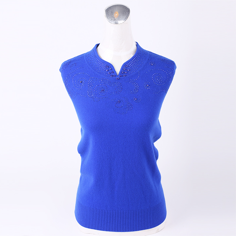 quality goods Ladies Cashmere sweater Stand collar Nail bead Socket Solid fashion sweater Versatile Show thin keep warm 2018 Sweaterin the Women's clothing/Boutique , Sweaters category - from Buy2taobao.com to provide professional Taobao agent buy service