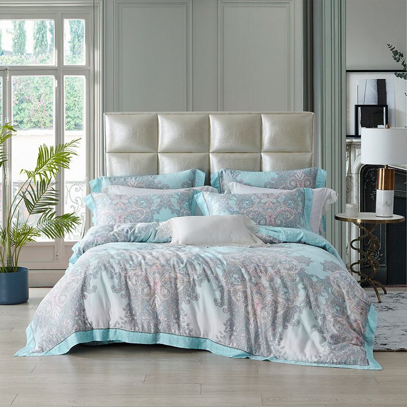 100 Tencel Four piece suit Taste Luxurious Silk seriesin the Bedclothes , Leisure blanket/Woolen blanket/Carpet category - from Buy2taobao.com to provide professional Taobao agent buy service
