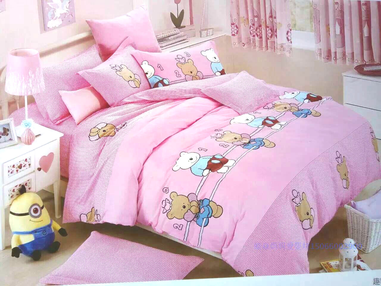 kindergarten Three-piece Suite Quilt cover Customized Quilt cover Mattress sets pillow case baby Cotton Cotton twill singletonin the Bedclothes , Quilt category - from Buy2taobao.com to provide professional Taobao agent buy service