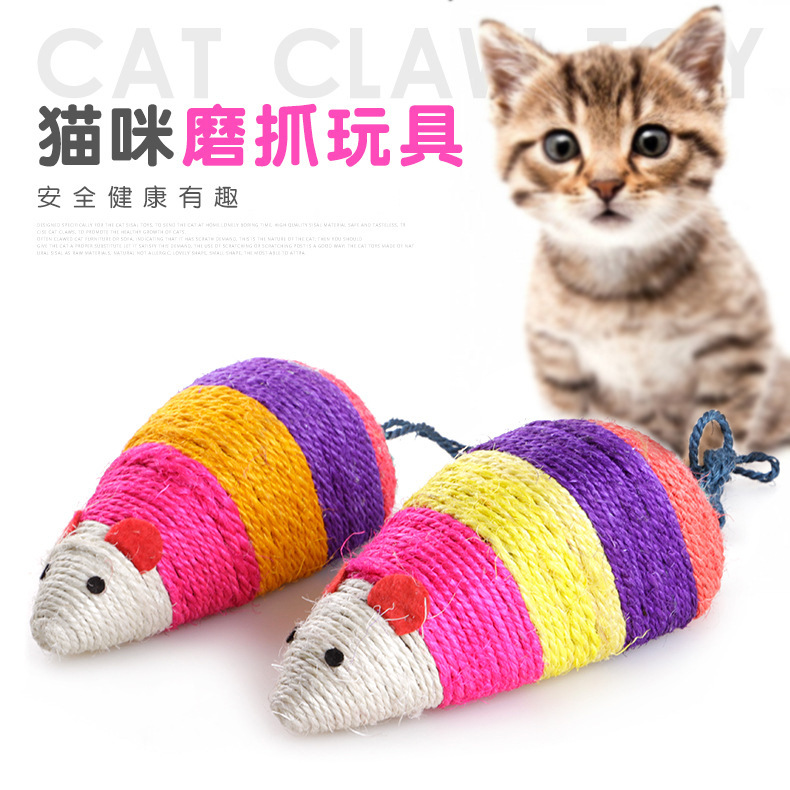 大号剑麻老鼠逗猫玩具宠物猫抓板磨爪板天然剑麻 猫玩具|msdalam kategori haiwan peliharaan/makanan haiwan dan bekalan, Cat/Mainan anjing, mainan bunyi - dari Buy2taobao.com untuk memberikan perkhidmatan ejen Taobao profesional membeli