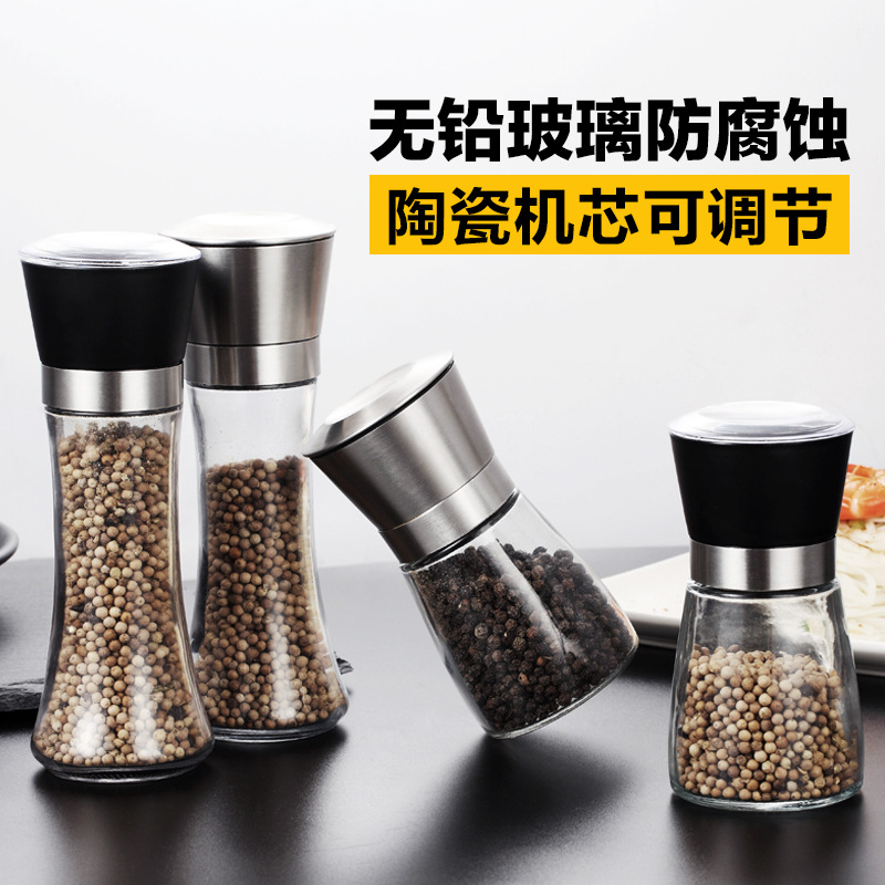 手动现磨黑胡椒玻璃研磨器陶瓷芯家用胡椒粉花椒黑胡椒调味瓶罐子|msdalam kategori dapur/memasak Appliances, memasak Appliances, lain - dari Buy2taobao.com untuk memberikan perkhidmatan ejen Taobao profesional membeli