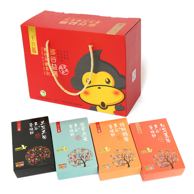 十六膳多谷雜糧粉禮盒 沖飲五谷雜糧代餐粉組合 送禮佳品在類目 咖啡/麥片/衝飲, 天然粉粉食品中 - 來自Buy2taobao.com提供專業的淘寶代購服務