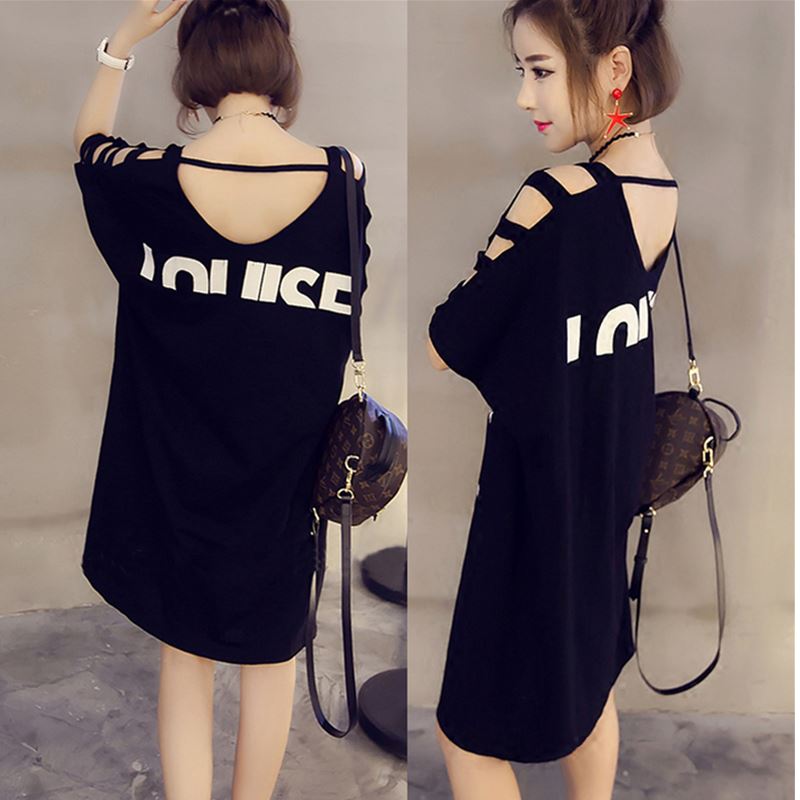 200 Pounds of fat mm Add fertilizer XL new pattern T-shirt Base coat Fat sister printing strapless Dressin the Women's clothing/Boutique , Large size women category - from Buy2taobao.com to provide professional Taobao agent buy service