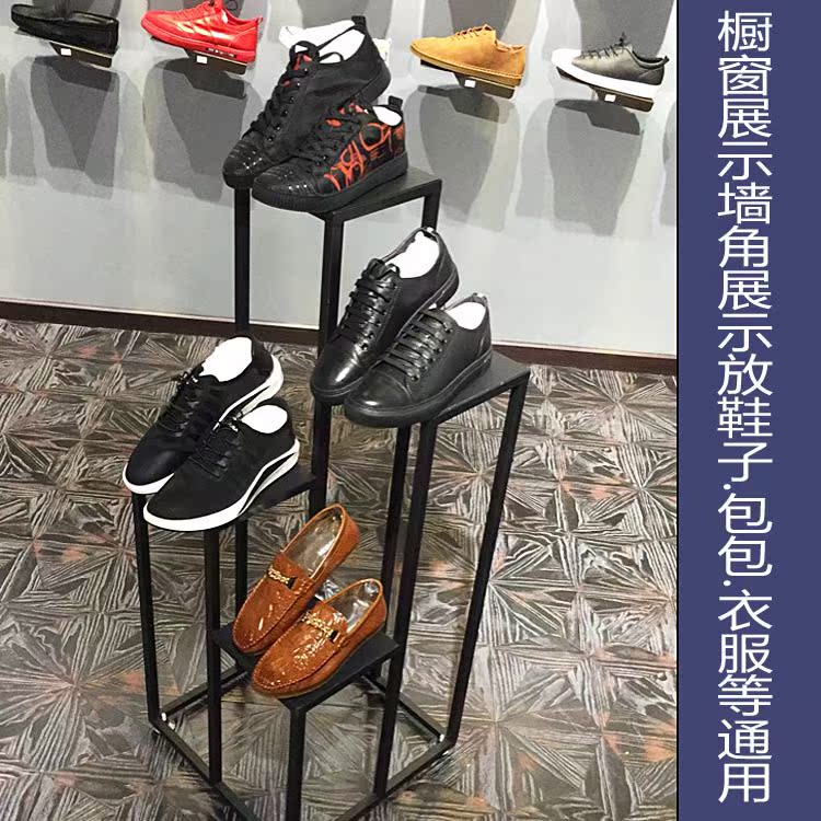 复古服装店橱窗装饰货架高低桌流水台铁艺包包展示台鞋架服装架|ruв категории коммерческий/офисная мебель, магазин одежды, мебели, одежда для отображения - от Buy2taobao.com для оказания профессиональной услуги покупки агента Taobao