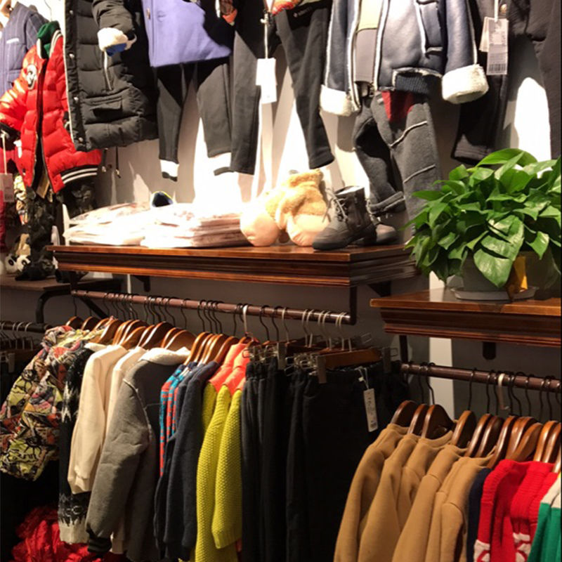 Retro solid wood goods shelves couture Display rack clothes Pendant Wall hanging Wall Clothes hanger display Clothing rackin the Business/Office Furniture , Shelf/Showcase , Clothing racks category - from Buy2taobao.com to provide professional Taobao agent buy service