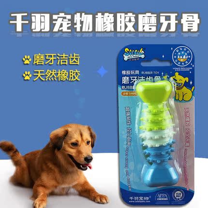 千羽宠物狗狗玩具磨牙耐咬洁齿泰迪宠物橡胶磨牙骨洁齿骨在类目 宠物/宠物食品及用品, 猫/狗玩具, 橡胶球/球形玩具中 - 来自Buy2taobao.com提供专业的淘宝代购服务