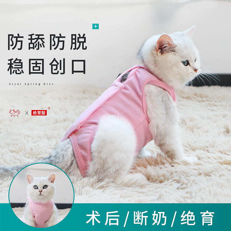 那芙猫咪绝育衣服母猫手术服季断奶薄款夏季术后防舔掉毛蓝猫防咬在类目 宠物/宠物食品及用品, 宠物服饰及配件, 宠物服装/雨衣中 - 来自Buy2taobao.com提供专业的淘宝代购服务
