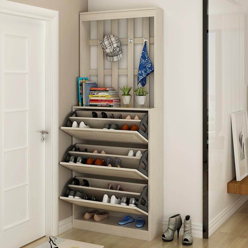 Red carp ultrathin Tipping Shoe cabinet Small apartment Clothes hanger Vestibular Ark High-capacity Shoe cabinet Coat rack Simple modelsin the Residential furniture , Cabinet , Shoebox category - from Buy2taobao.com to provide professional Taobao agent buy service