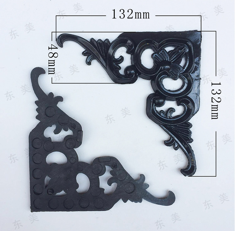 喷漆塑料黑色角花 腰花 塑料双框角花 仿古框塑料花 黑色双框角花|ruв категории жилой мебели, мебель, аксессуары, Другие мебель, оборудование - от Buy2taobao.com для оказания профессиональной услуги покупки агента Taobao