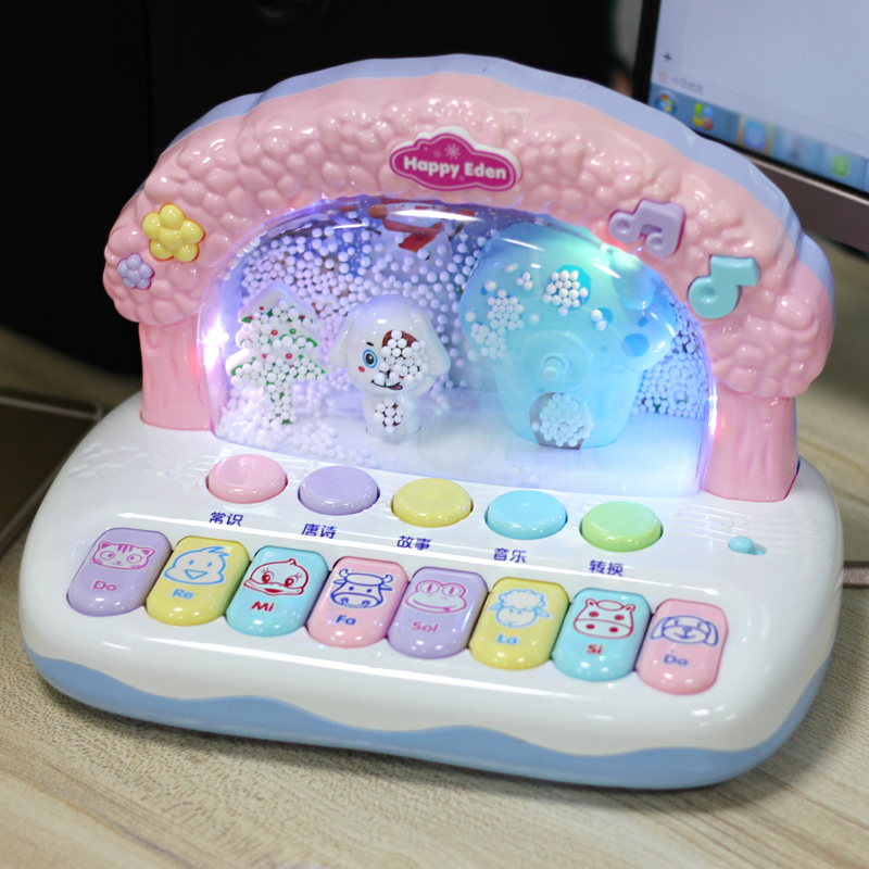 婴幼儿童早教益智冰雪音乐雪花琴电子琴亲子互动智能语音声光玩具|ruв категории игрушка/коляска/головоломка/блоки/модель, музыкальная игрушка/детей музыкальный инструмент, электроорган игрушки/детей электроорган - от Buy2taobao.com для оказания профессиональной услуги покупки агента Taobao