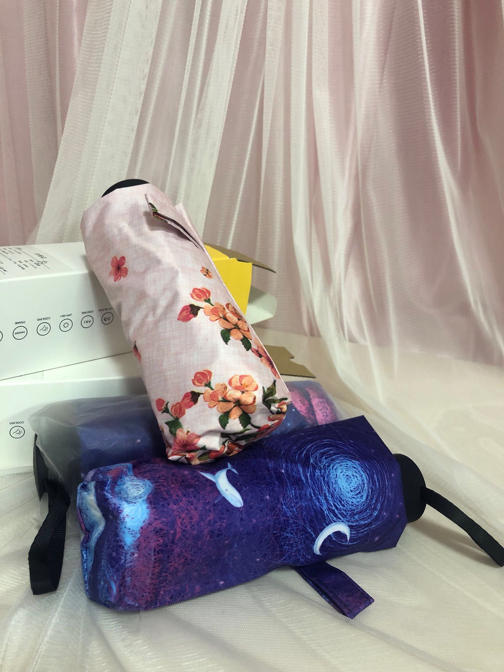 Super small 8 Half of Vinyl Sunshade Umbrella Sunscreen ultraviolet-proof Portable Small fold Parasolin the Home Daily , Umbrella/Rain gear/Rain/Moistureproof , Umbrella category - from Buy2taobao.com to provide professional Taobao agent buy service