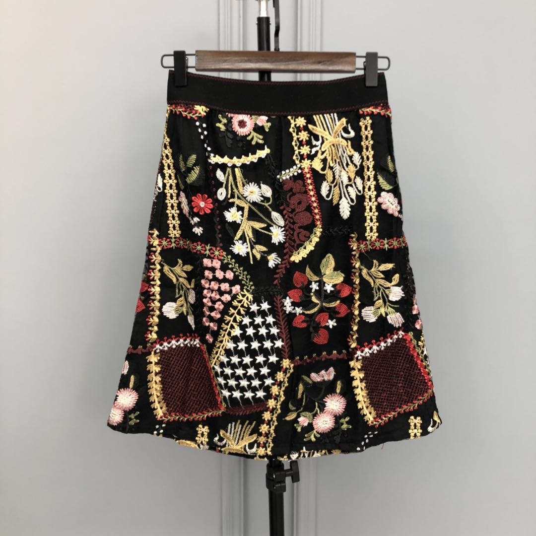 Big and homemade homemade:heavy industry Embroidery Flower skirtin the Women's clothing/Boutique , Skirts category - from Buy2taobao.com to provide professional Taobao agent buy service