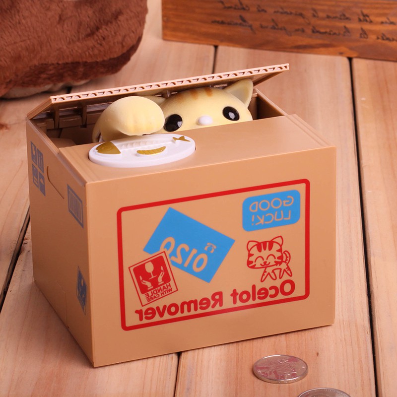日本购KY创意可爱偷钱猫储蓄罐硬币电动储钱罐女生生日礼物儿童猫在类目 节庆用品/礼品, 创意礼品, 储蓄罐中 - 来自Buy2taobao.com提供专业的淘宝代购服务