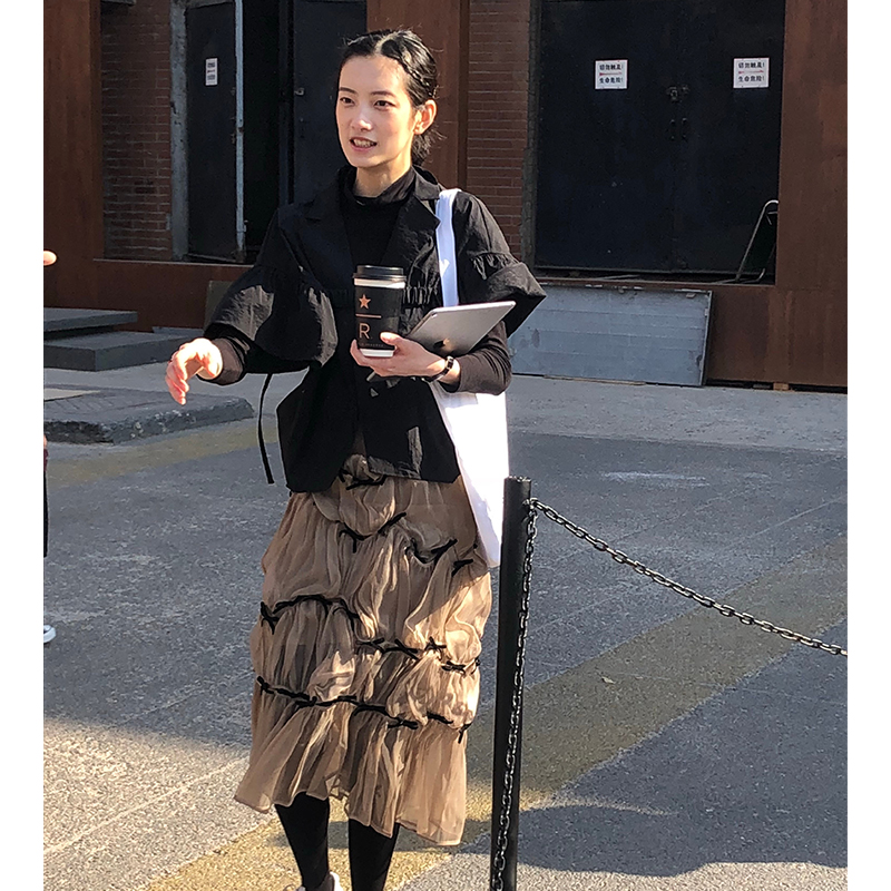 SND MARCHEN ins超火的半身裙 CICI項偞婧同款真絲紗裙網紗半裙女在類目 女裝/女士精品, 半身裙中 - 來自Buy2taobao.com提供專業的淘寶代購服務