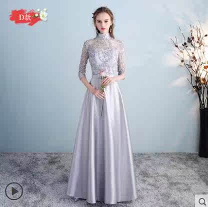 2019 new pattern Dress rental marry SongQin Girlfriends loaded Sisters Bridesmaid Dresses have more cash than can be accounted for grey graduation full dressin the Women's clothing/Boutique , Wedding/Cheongsam/Formal dress , Formal dress/Evening category - from Buy2taobao.com to provide professional Taobao agent buy service