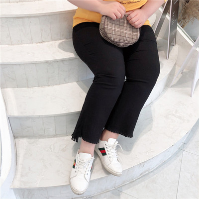 230胖mm秋装特大码喇叭裤200斤胖女人裤子220胖妹妹显瘦打底外穿