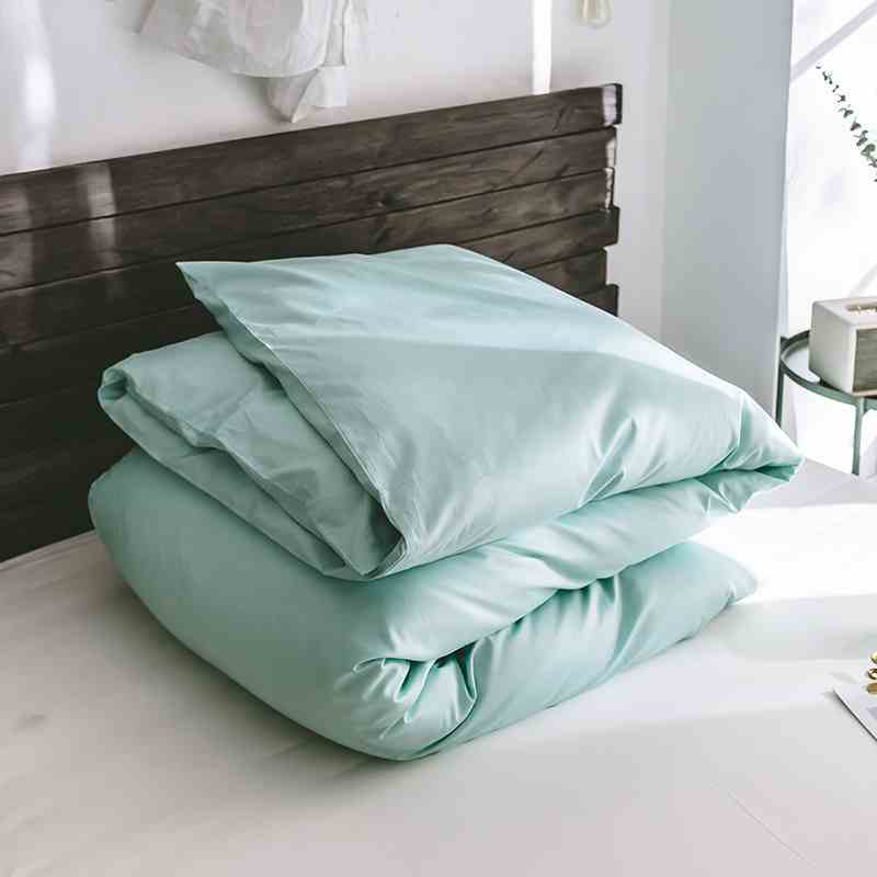 60 Satin Cotton Solid Quilt cover pure cotton Single Double dormitory Quilt cover Naked Quilt cover 200 × 230in the Bedclothes , Quilt category - from Buy2taobao.com to provide professional Taobao agent buy service