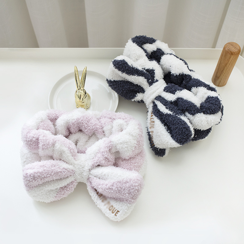 乐桃酱  日系冰激凌软绵绵条纹色刺绣大蝴蝶结束发带软萌少女头带|ruв категории семья/личные чистящие средства, потребительских уборка посуды, бант - от Buy2taobao.com для оказания профессиональной услуги покупки агента Taobao