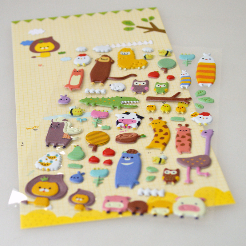 Hand Album card DIY Hand account colour originality lovely foam Da da Small animals Three-dimensional stickers Stickersin the Toy/Childs/Puzzle/Building block/Model , Handmade/Creative DIY , Paste hand creative class category - from Buy2taobao.com to provide professional Taobao agent buy service